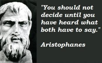 Aristophanes: Çomedies and Governing Idea