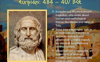 Euripides: Devoting a life to dramatic composition and literary study