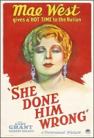 She Done Him Wrong Movie Poster (1933)