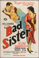 Bad Sister Movie Poster (1931)