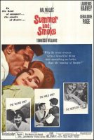 Summer and Smoke Movie Poster (1961)