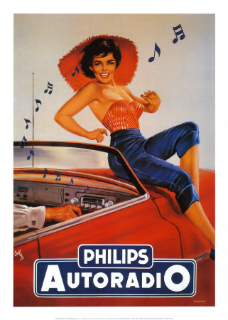 Philips Autoradio Art Print
