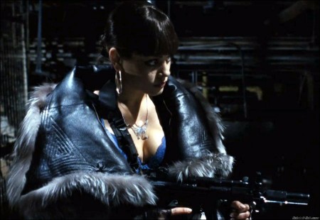Mila Kunis in Leather