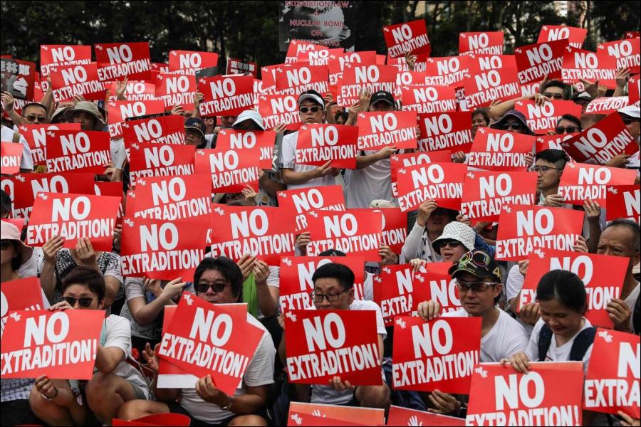 Hong Kong protests against Chinese communism