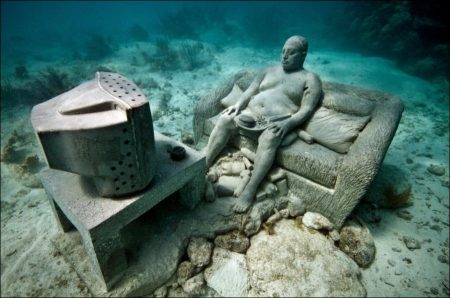 Let's take a tour of the Underwater Sculpture Museum in Mexico