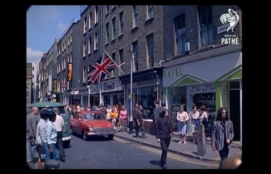 London streets of 1967 in 7 minutes video