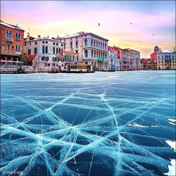 How would Venice look like if it was completely frozen?