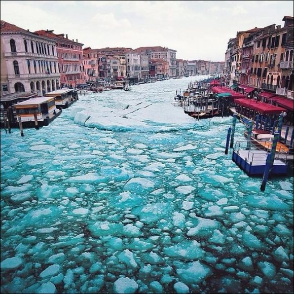 How would Venice look like if it was completely frozen?