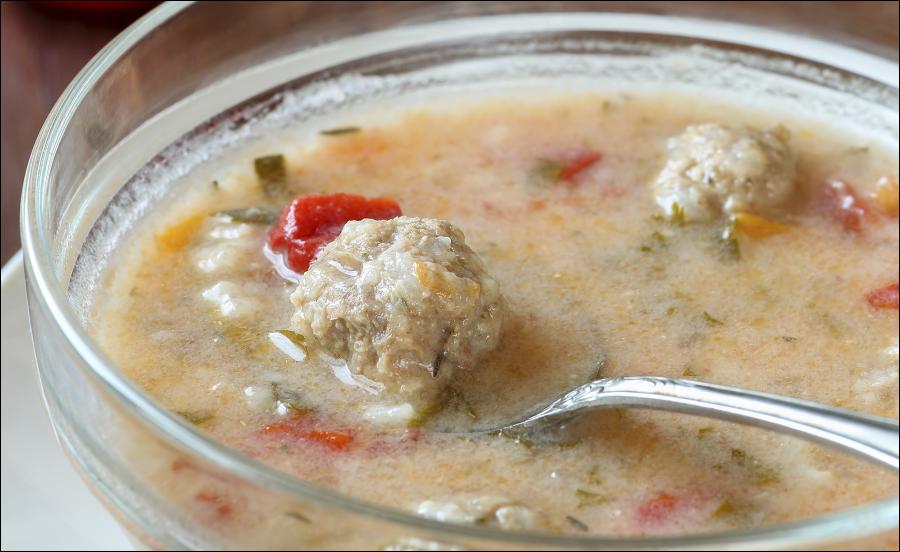 Meatball Soup (Supa Topcheta) from Bulgaria
