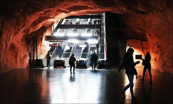 Stockholm's state-of-art subway stations