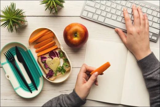 How to eat healthy while working from home