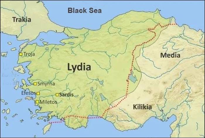 The Lydian civilization also ruled in ancient Anatolia
