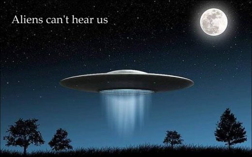 Aliens can't hear us, says astronomer