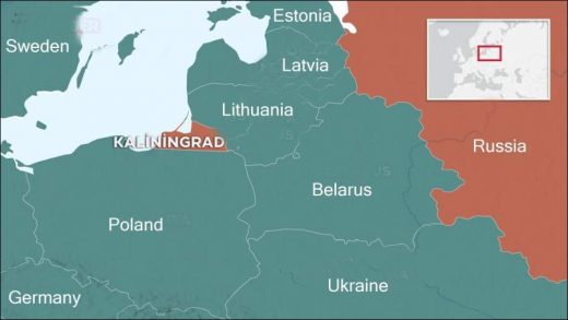 Kaliningrad: No border with Russia, but it is Russian territory
