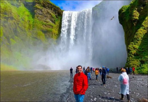Skagofoss Waterfall in Iceland