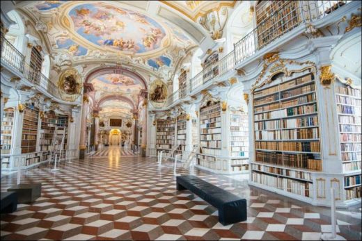 Admont Abbey Library, Styria, Austria