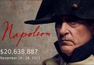 Napoleon box office beats expectations but not at the top