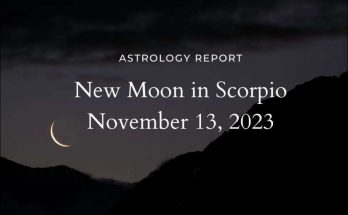 New Moon in Scorpio ~ November 13, 2023