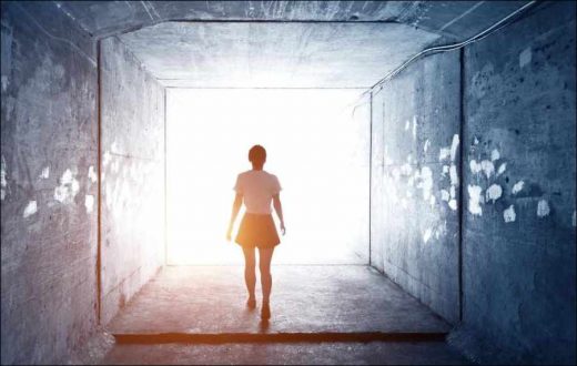 Near-death experiences and those famous white light