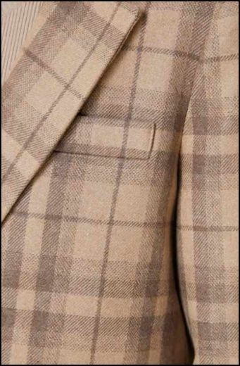 Fashion: Two-Button Camel Blazer Jacket