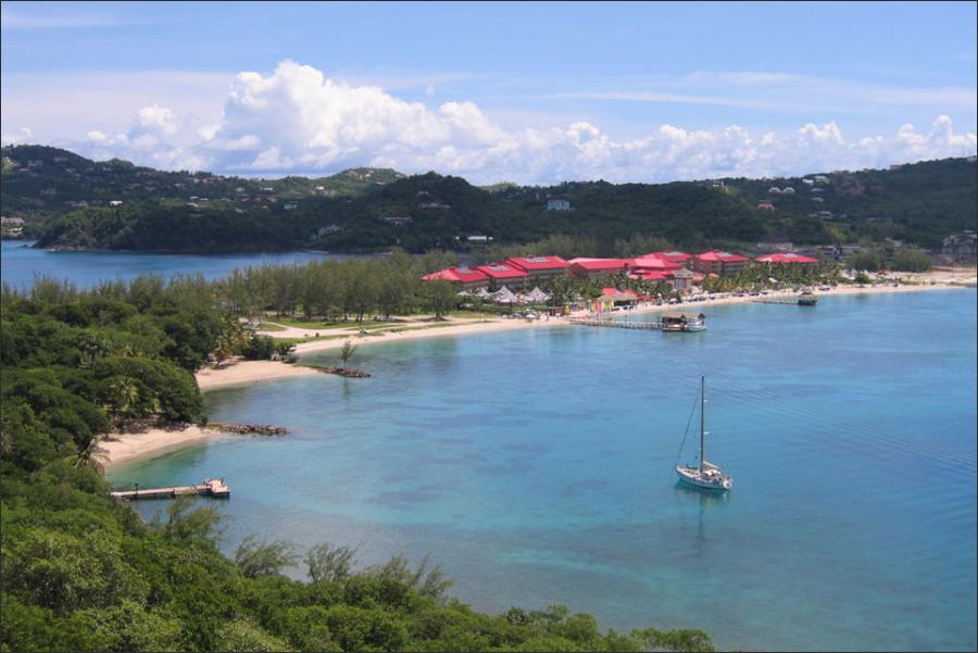 Leeward Islands: The meeting point of the Caribbean sea and the Atlantic Ocean