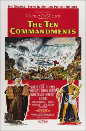 The Ten Commandments Movie Poster (1956)