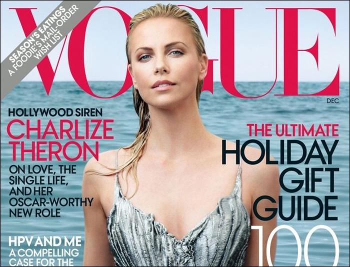 Charlize Theron talks single life in Vogue