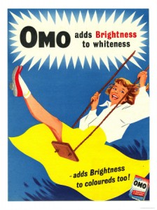 Omo, Washing Powder Products Detergent 1950 Art Print