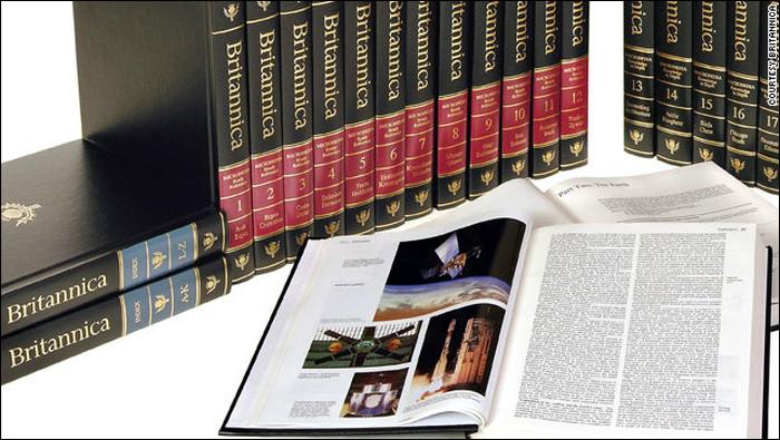 Encyclopedia Britannica ends print edition