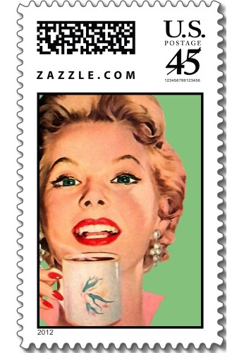 The Kitsch Bitsch : Vintage Coffee Graphic Stamps