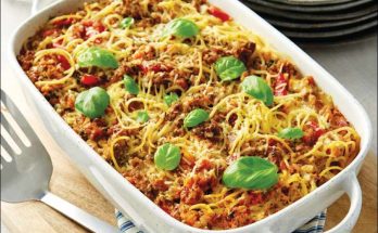 Mediterranean vegetarian spaghetti step by step